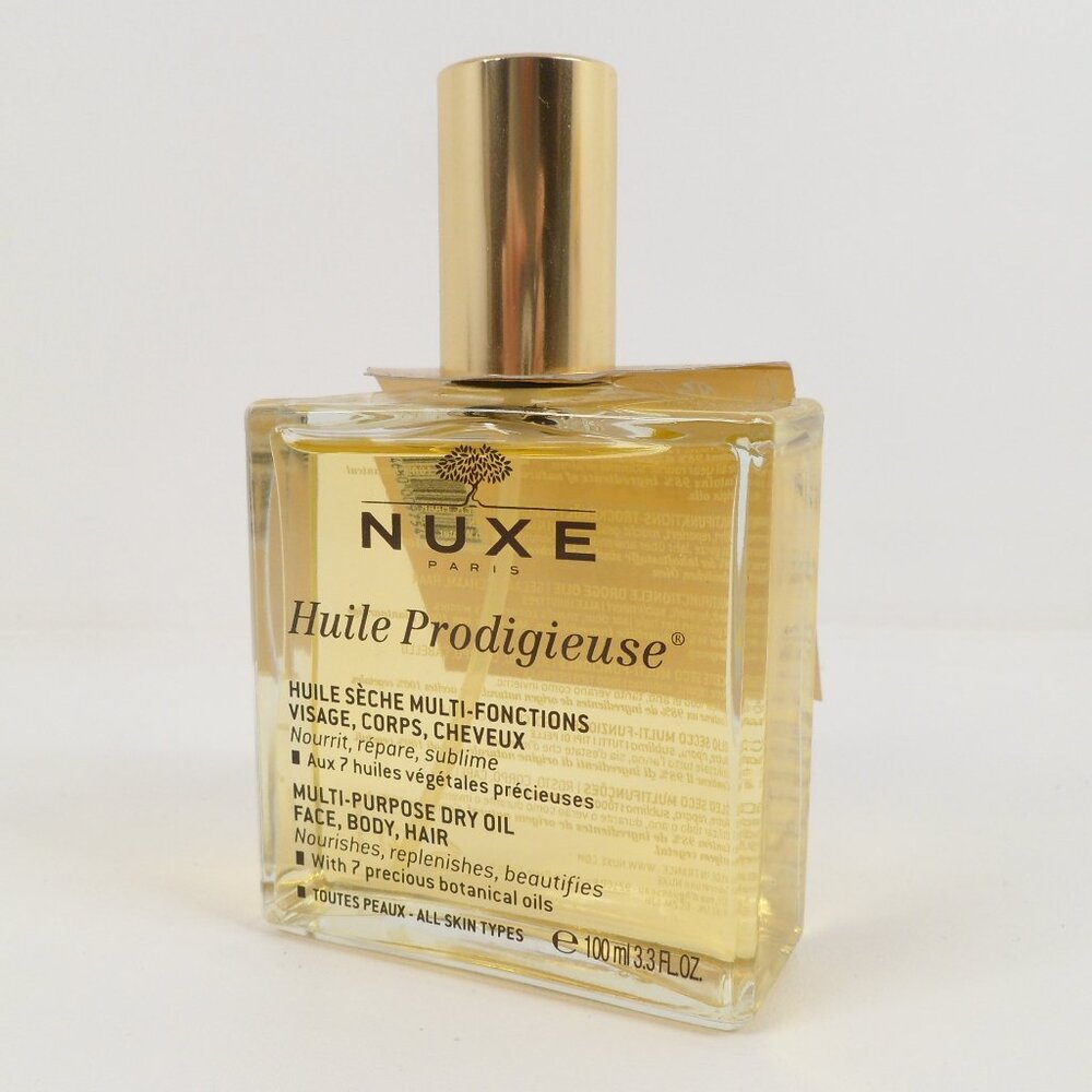 NWT Nuxe Huile Prodigieuse 100mL Dry Oil Multi-Purpose Face Body Hair Large Size